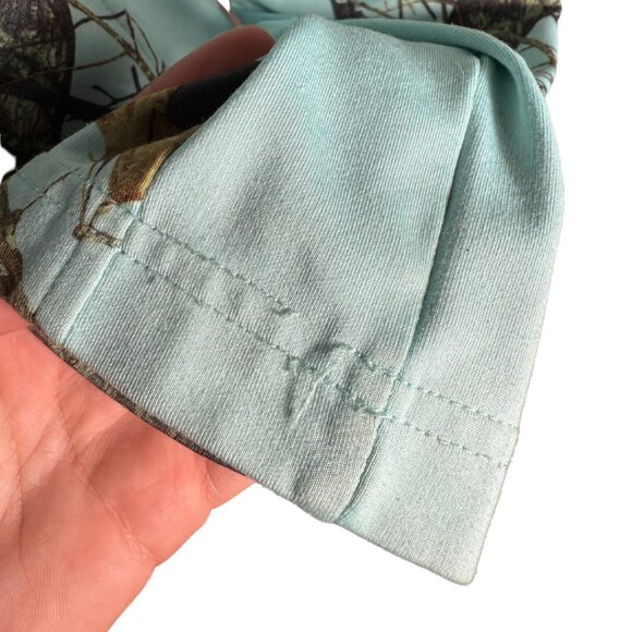 Energy Zone Blue Camo Quarter Zip Pullover W Sz L - Picture 9 of 11